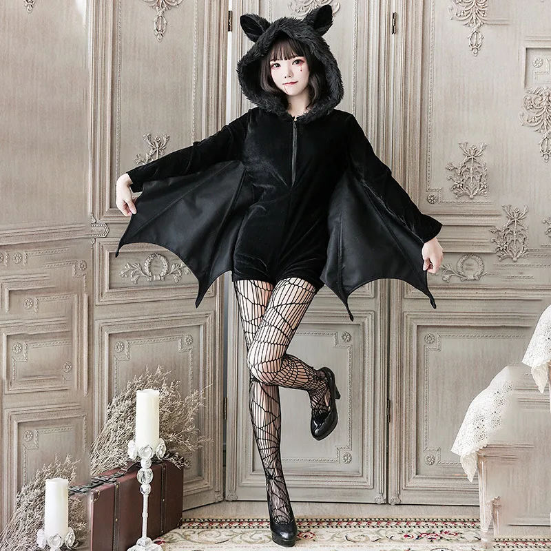 Halloween black vampire queen costume role play Halloween black vampire queen costume role play
